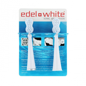 Edel+White комплект із 2 відбілюючих насадок для електричної звукової зубної щітки Sonic Generation