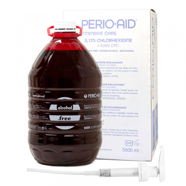 buis Onderzoek Strikt PERIO-AID INTENSIVE CARE ополіскувач 5 л, пляшка з дозатором